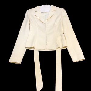 Valentino women's tailored blazer w/ attached belt